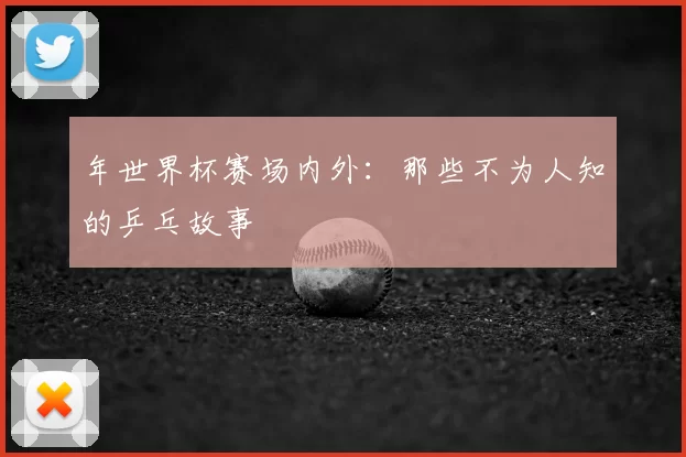 年世界杯赛场内外：那些不为人知的乒乓故事