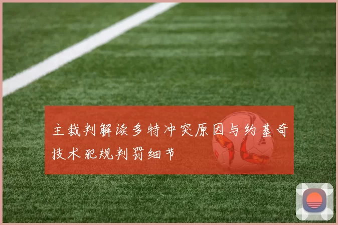 主裁判解读多特冲突原因与约基奇技术犯规判罚细节