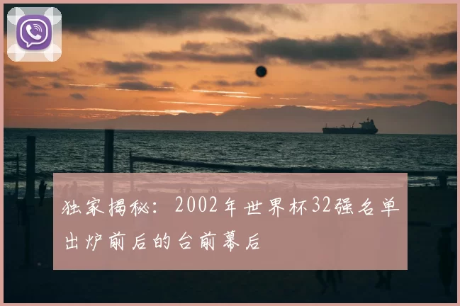独家揭秘:2002年世界杯32强名单出炉前后的台前幕后