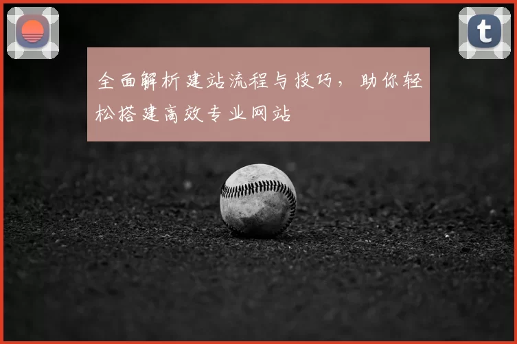 全面解析建站流程与技巧,助你轻松搭建高效专业网站
